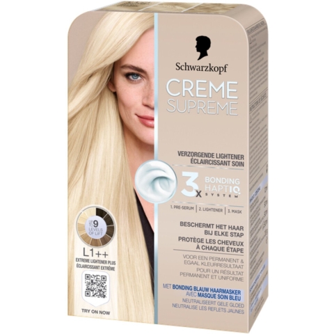 Schwarzkopf Creme Supreme Haarkleuring L1++ 1 set