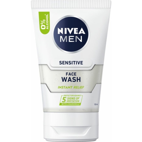 3x Nivea Men Sensitive Face Wash 100 ml