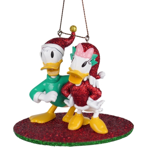 Ornament plastic donald daisy l8cm - Kurt s adler