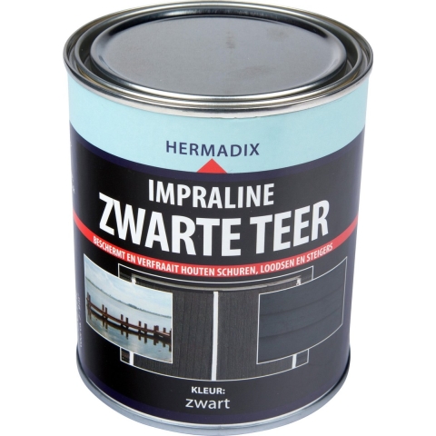 Impraline zwarte teer 750 ml - Hermadix