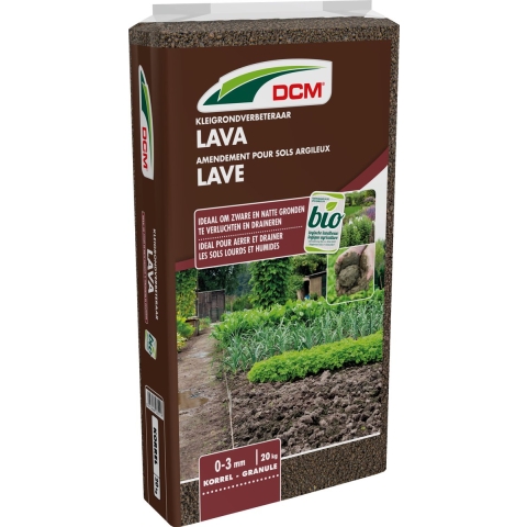 Lavakorrel 0 3 mm 20kg - Dcm