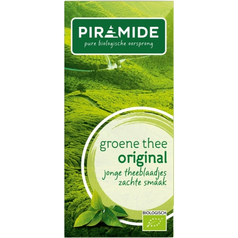 6x Piramide Groene Thee Original Bio 20 stuks