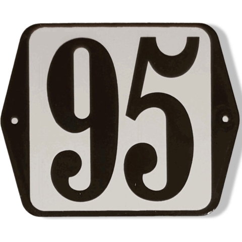 Huisnummer standaard nummer 95 - Warentuin mix