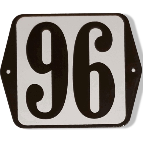 Huisnummer standaard nummer 96 - Warentuin mix