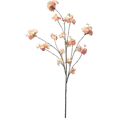 Kunst Prunus Tak 126 cm - Roze - Nova nature