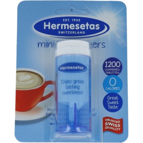 3x Hermesetas Zoetjes 1200 tabletten