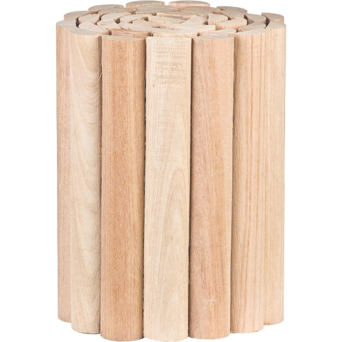 Rolborder hardhout 5,0x30,0x180 cm Tuindeco - Tuindeco