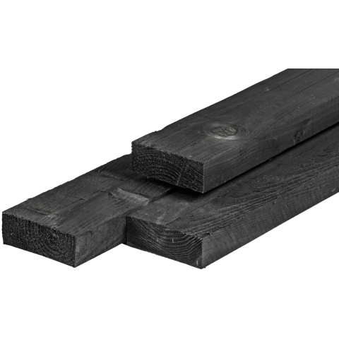 Ligger douglas zwart geimpregneerd 5,0x15,0x300 cm Tuindeco - Tuindeco