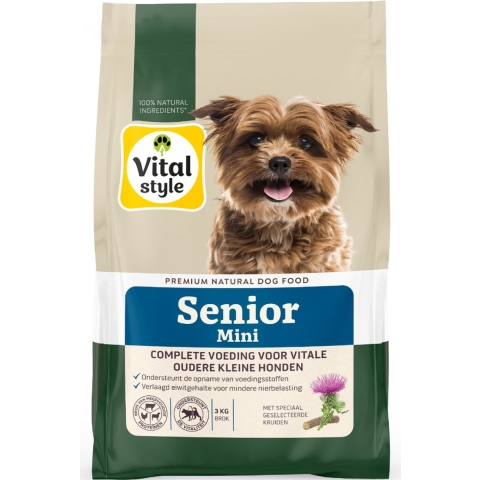 Vitalstyle Senior Mini Hondenvoer 3 kg