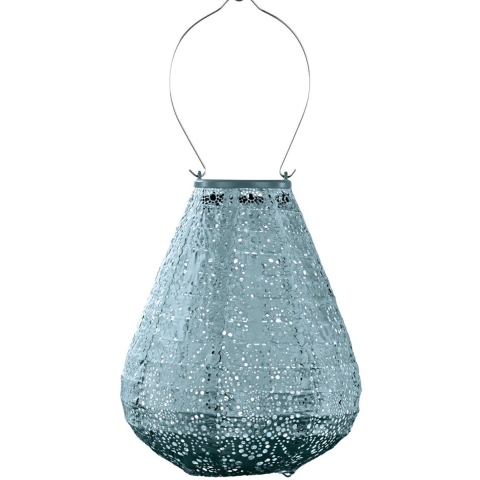 Tulip dia. 20 cm Fiore grijs blauw lampion - Lumiz