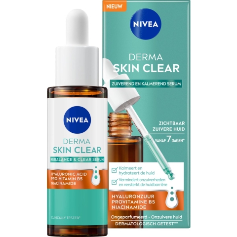 1+1 gratis: Nivea Serum Derma Skin Clear 30 ml