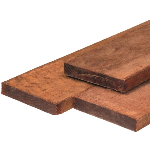 Schothout hardhout 2,0x15,0x400 cm Tuindeco - Tuindeco