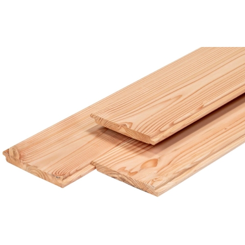 Douglas wisselsponning 1,7x17,5x500 cm KD gedroogd 1 zijde glad 1 zijde ruw Tuindeco - Tuindeco