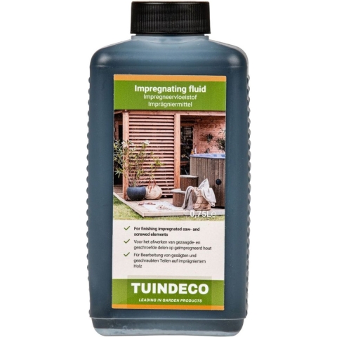 Impregneervloeistof zilvergrijs 0,75 liter Tuindeco - Tuindeco