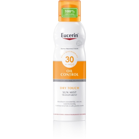 Eucerin Sun Oil Control Mist Transparent Dry Touch SPF 30 200 ml