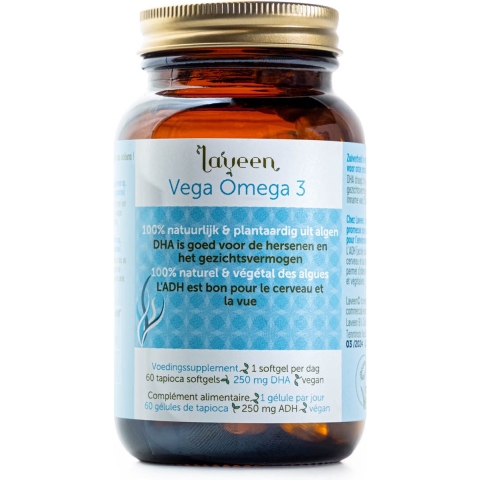 Gratis Verzending: Laveen Omega 3 Vegan 60 softgels