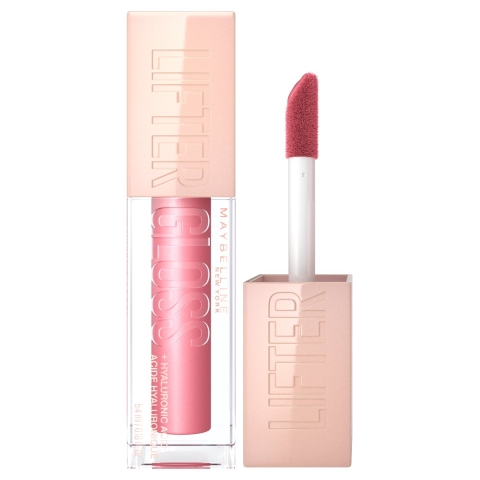 3x Maybelline Lifter Gloss Lipgloss 5 Petal Roze 1 stuk