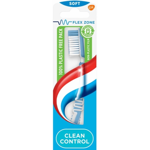 6x Aquafresh Tandenborstel Clean Control Soft