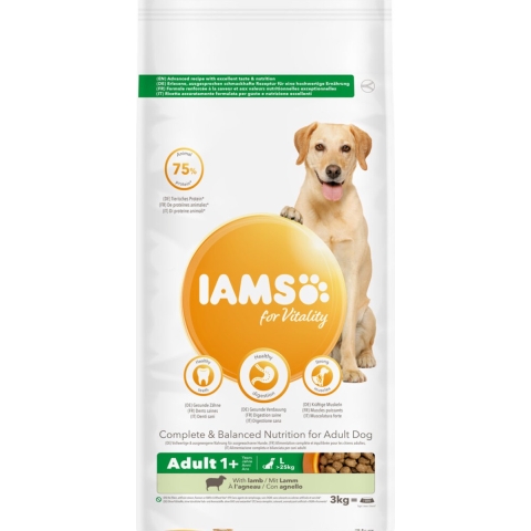 Iams Dog Adult Large Lam 3 kg