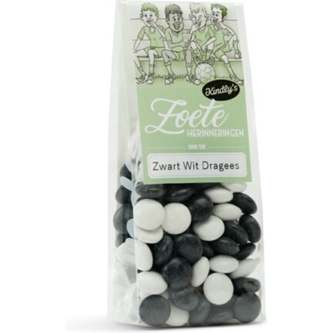 7x Kindly's Zwart Wit Dragees 200 gr
