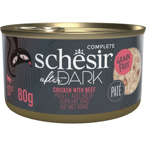 12x Schesir After Dark Paté Kip&Rund 80 gr