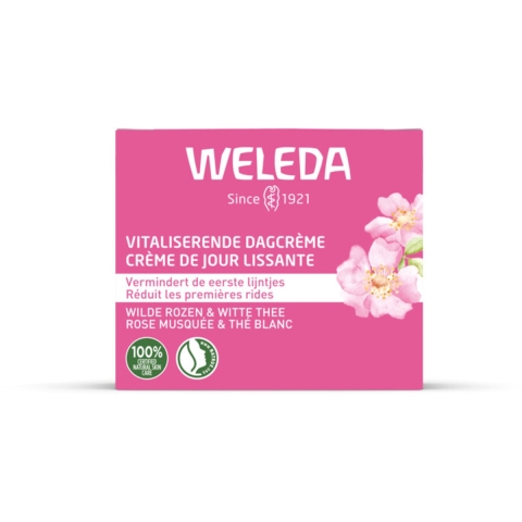 WELEDA Wilde Rozen&Witte Thee Vitaliserende Dagcrème 40 ml