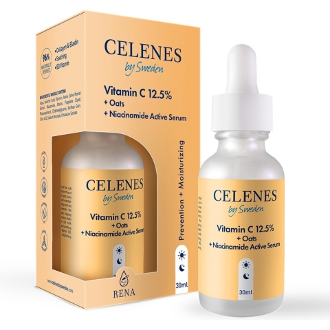 Celenes Vitamine C 12,5% + Haver + Niacinamide Serum 30 ml