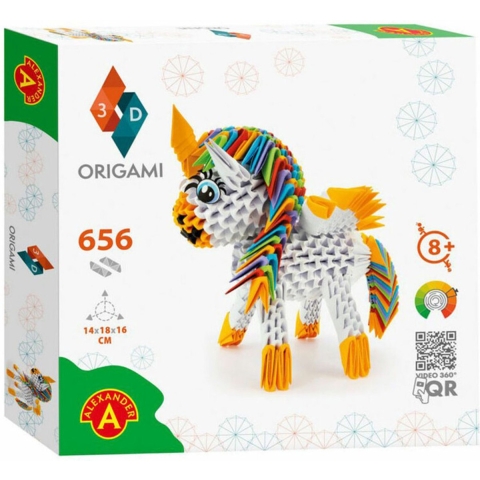 Origami 3D Unicorn 656 stukjes
