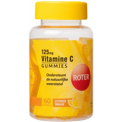 Gratis Verzending: 2x Roter Vitamine C 125 mg Gummies 60 stuks