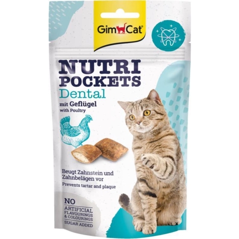 12x GimCat Nutri Pockets Dental 60 gr
