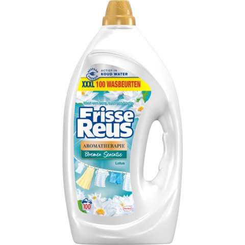 Witte Reus Wasmiddel Frisse Reus Gel Lotus 100 Wasbeurten 4,5 liter