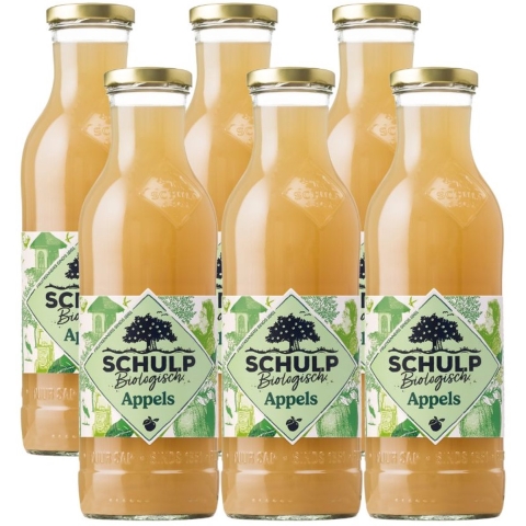 Schulp Appelsap Biologisch 6 x 0,75 liter