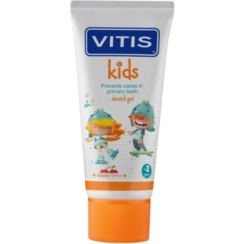 6x Vitis Tandpasta Kids 6m+ 50 ml