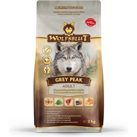Wolfsblut Adult Grey Peak Hondenvoer 2 kg