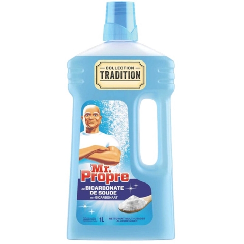6x Mr. Propre Allesreiniger Bicarbonaat en Eucalyptus 1 liter