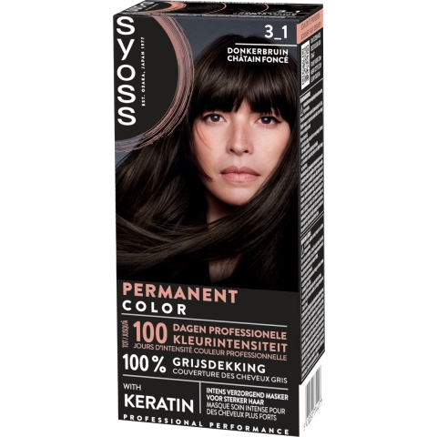 2+2 gratis: Syoss Baseline Haarverf 3-1 Donkerbruin