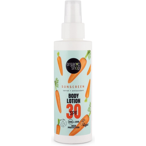 1+1 gratis: Organic Shop Zonnebrandcréme SPF 30 150 ml