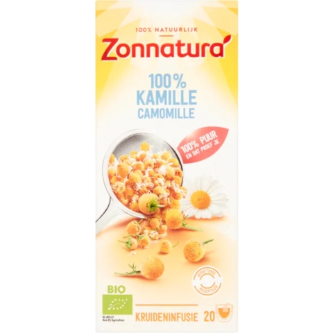 6x Zonnatura Kamille Thee Biologisch 20 stuks