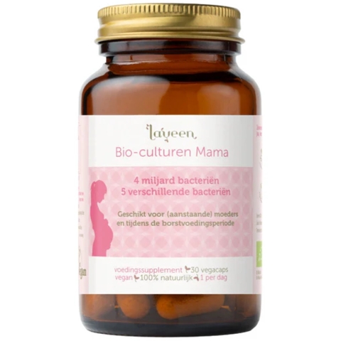 Gratis Verzending: Laveen Pre&Probiotica Mama Vegan 30 vegacapsules