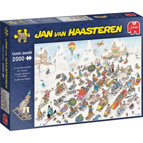 Jan Van Haasteren Puzzel Van Onderen! 2000 Stukjes