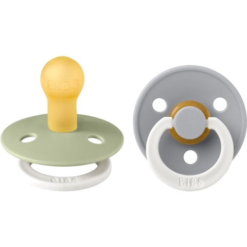 2x Bibs Fopspeen Maat 1 0-6 mnd Glow Sage Cloud 2 stuks