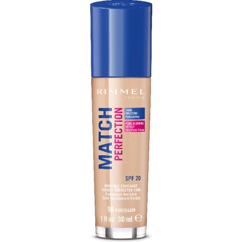 1+1 gratis: Rimmel Match Perfection Foundation Porcelain 9 30 ml