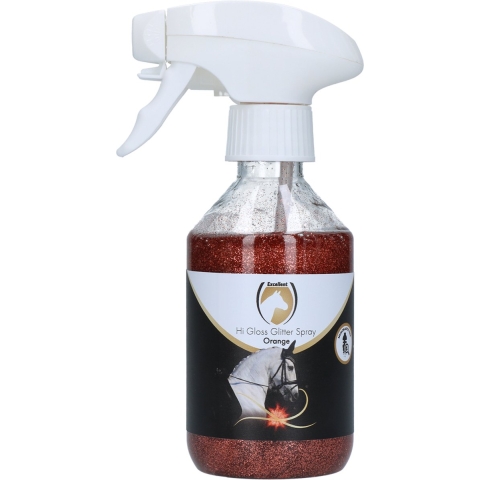 Excellent Horse Hi Gloss Glitter Spray Orange 250 ml