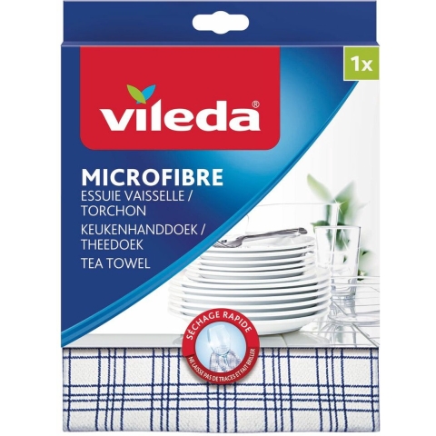 4x Vileda Doek Microfibre Vaat