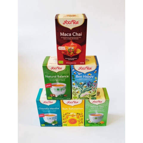 6x Yogi tea Maca Chai 12 Stuks