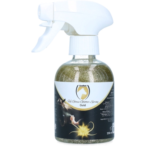 Excellent Horse Hi Gloss Glitter Spray Gold 250 ml