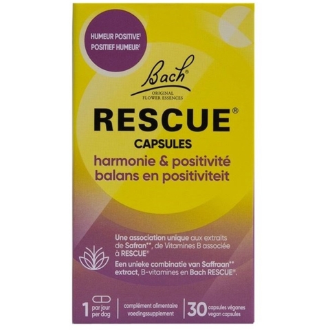 Gratis Verzending: Bach Rescue Balans&Positiviteit 30 Capsules