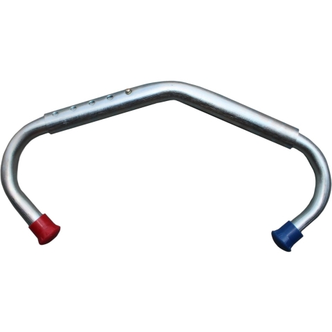 Spanbeugel compleet rood/blauwe dop