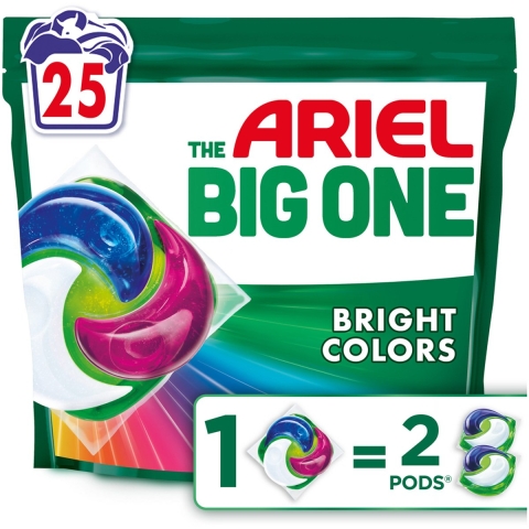 Ariel 3in1 Wasmiddel Pods The Big One Color 25 stuks