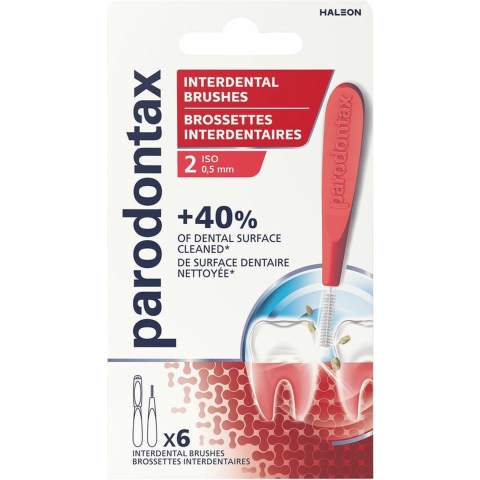 3x Parodontax Interdentale Ragers Size 2 6 stuks